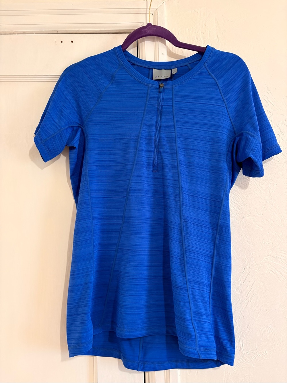 Athleta 1/4 Zip-Front Performance Top